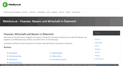 Desktop Screenshot of meineuro.at